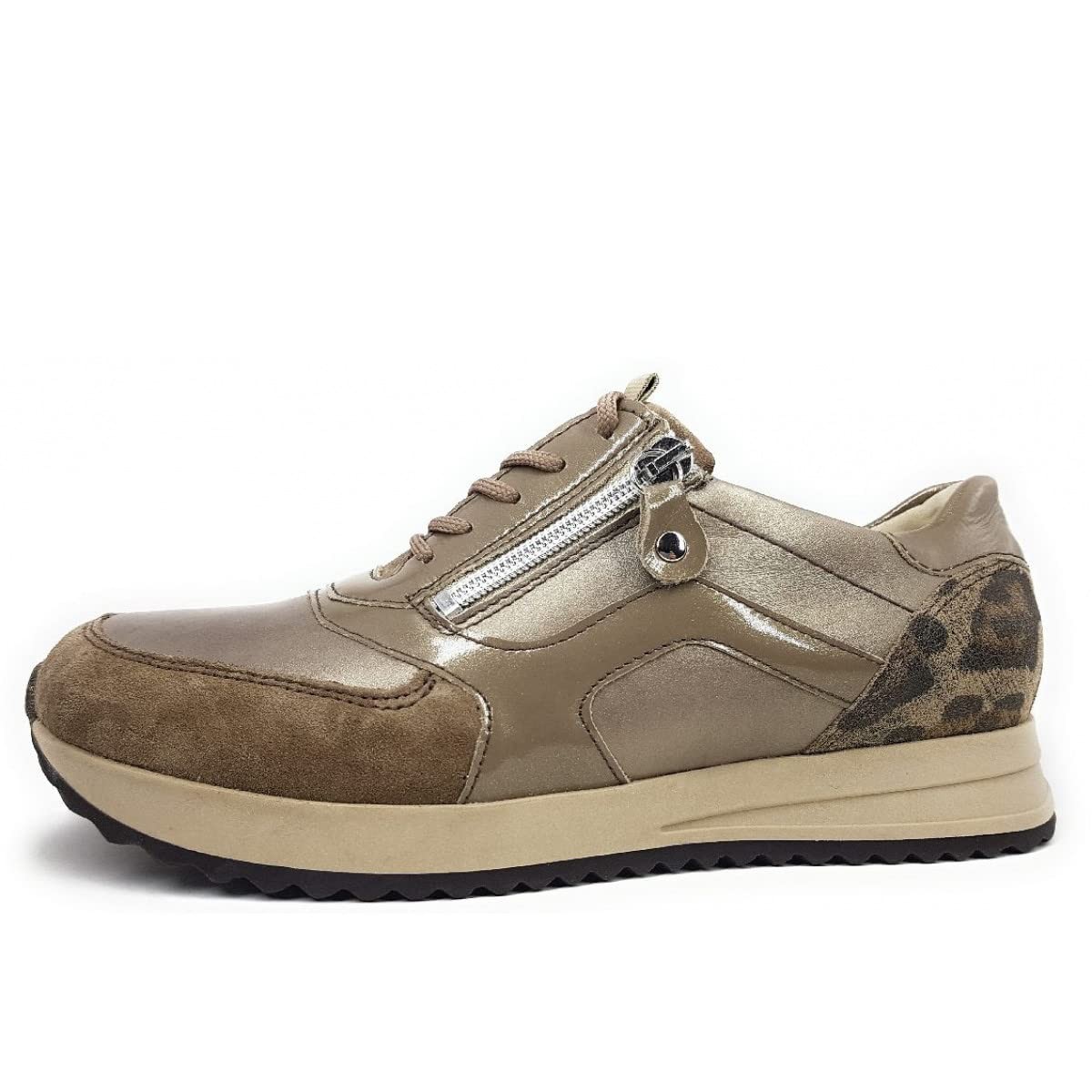 WALDLÄUFER Freizeit Schnürer beige