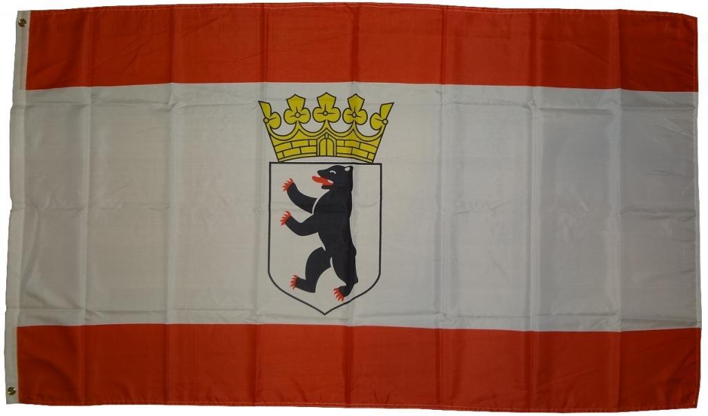 trends4cents Flagge Berlin Bär mit Krone 250 x 150 cm