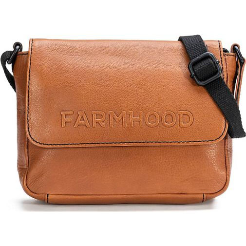 FARMHOOD Memphis Umhängetasche Leder 22 cm
