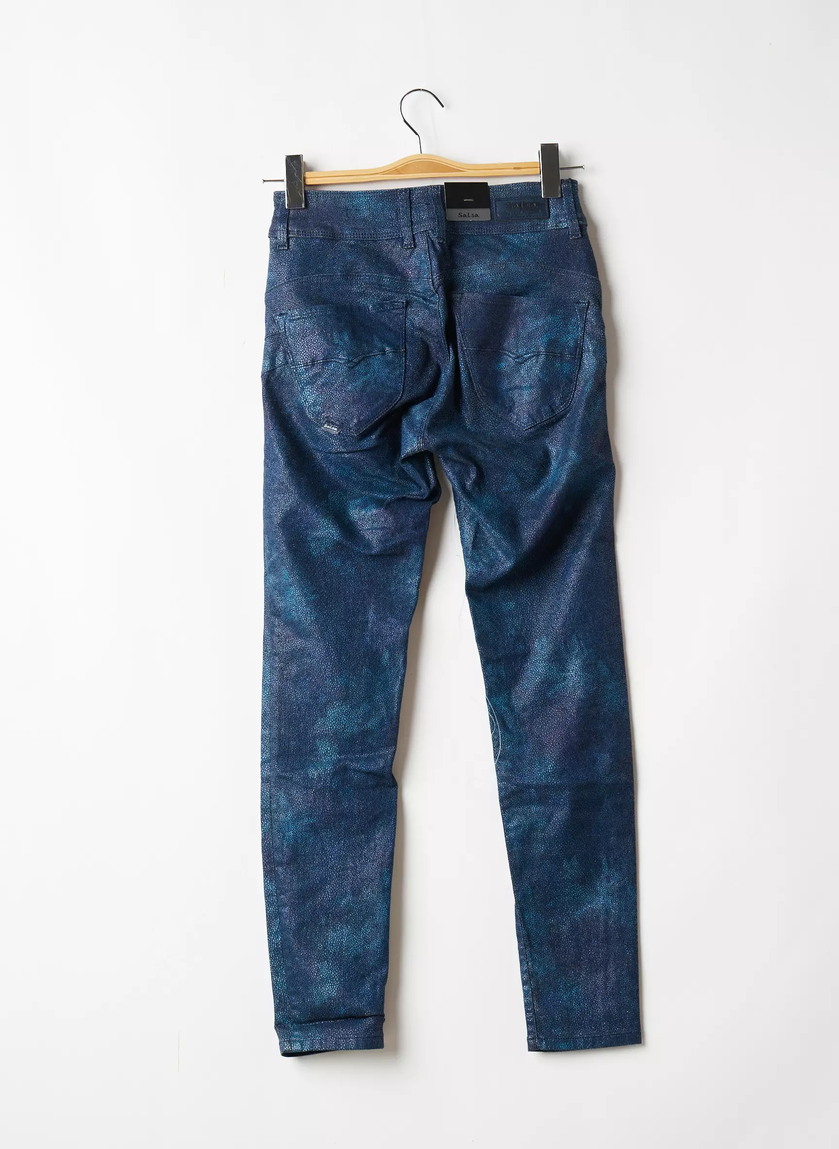 Salsa Pantalons Slim Femme couleur bleu