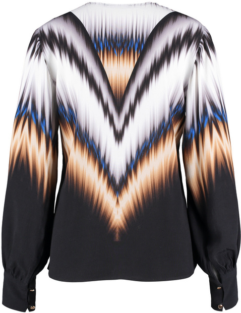Bluse mit ausgefallenem Print