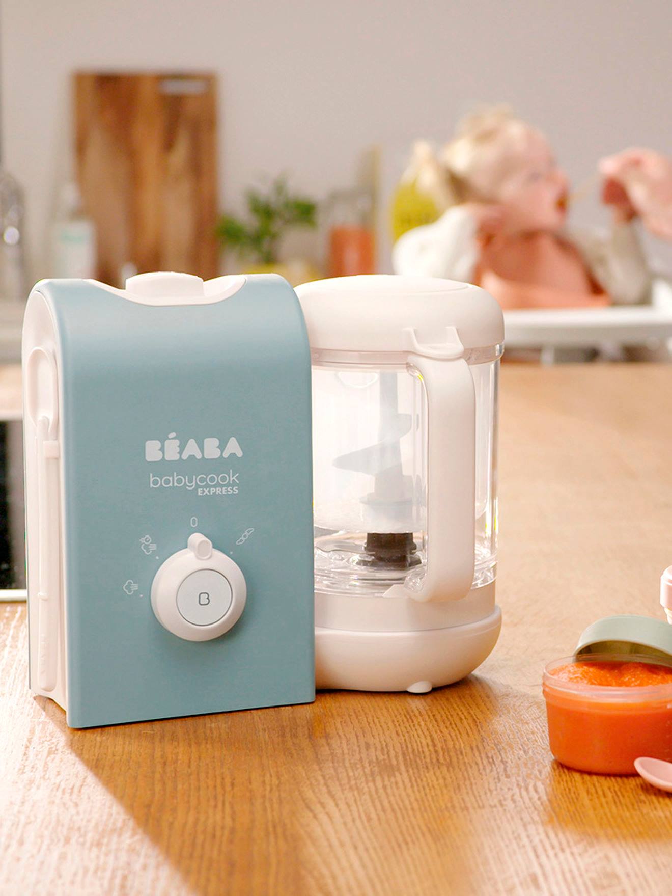 Beaba 4-in-1-Dampfgarer BABYCOOK EXPRESS BEABA - grau
