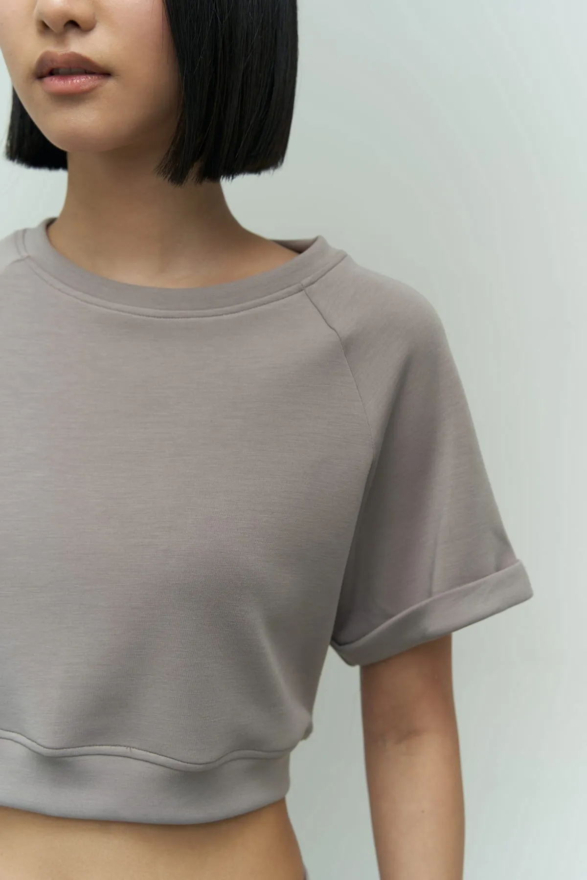 MAİ COLLECTİON  Paloma Nerz-Crop-Rock-Set
