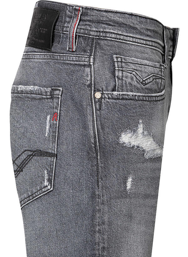 Replay, Jeans Rocco, Comfort Fit, Baumwoll-Stretch, grau
