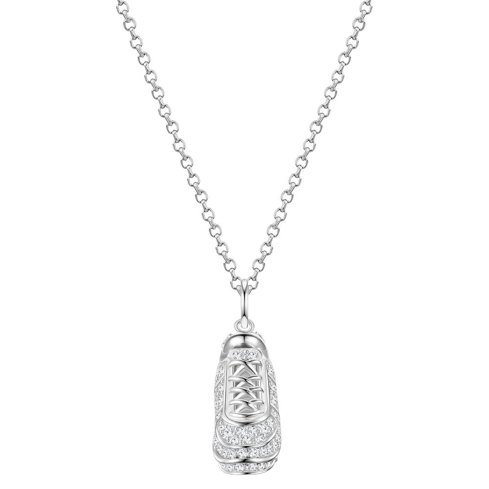 Glanzstücke München Chaîne baskets Argent sterling Oxyde de zirconium (CZ) en Argent collier