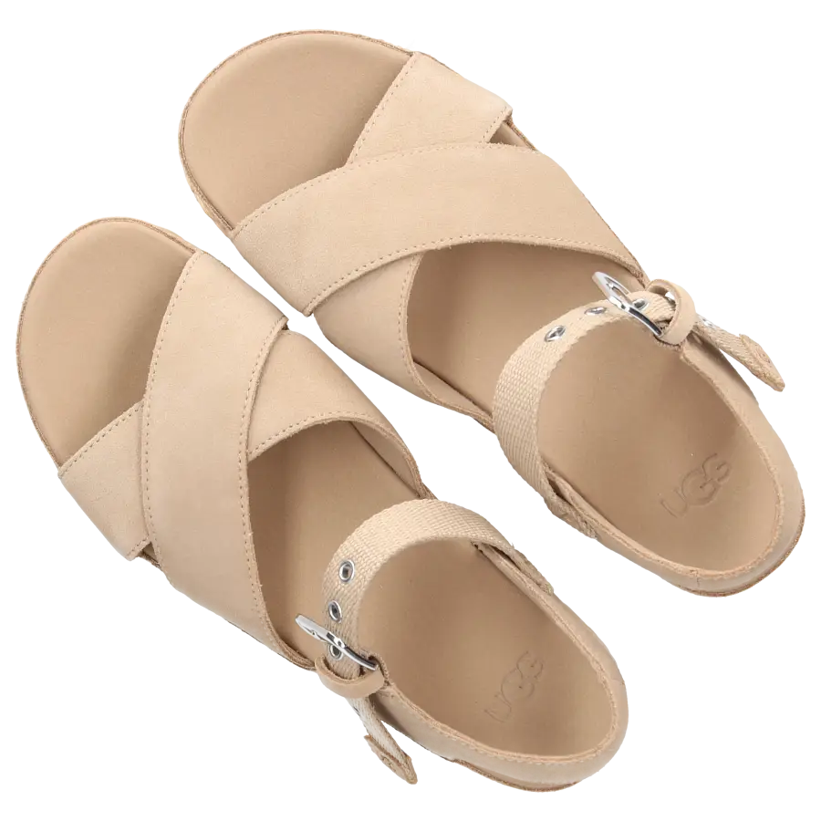 UGG - Sandalen AUBREY Veloursleder - beige