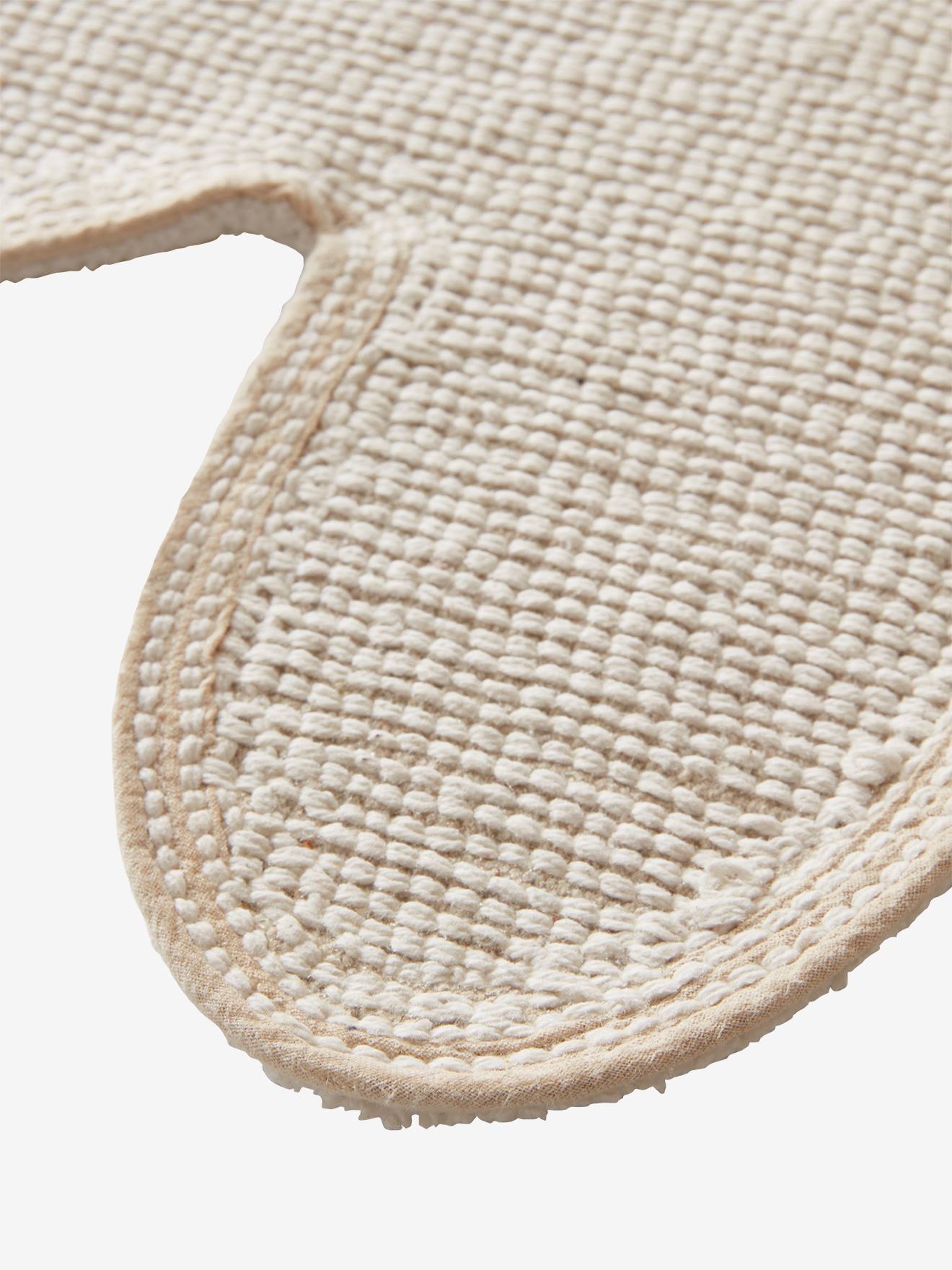Tapis en éponge Fleur blanc
