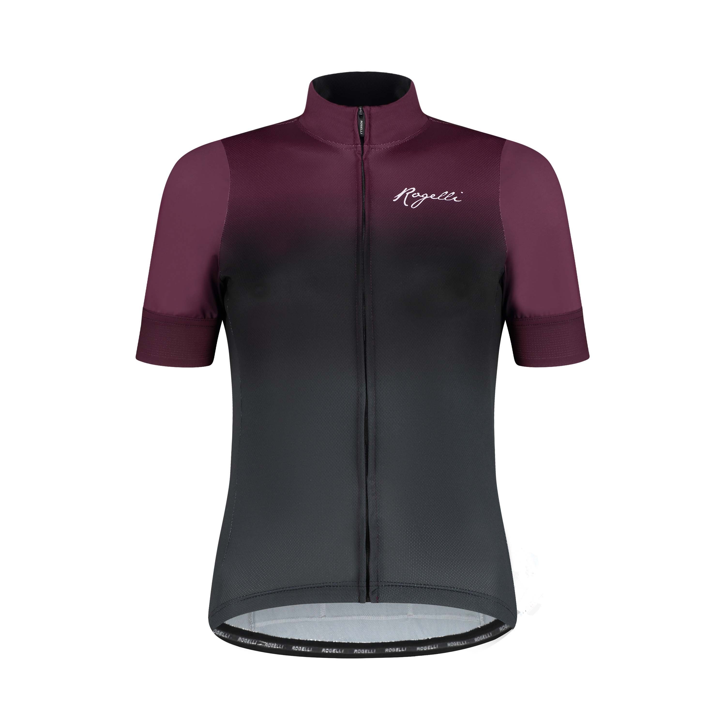 Rogelli Dream Grau/Bordeaux Damen Radtrikot Kurzarm