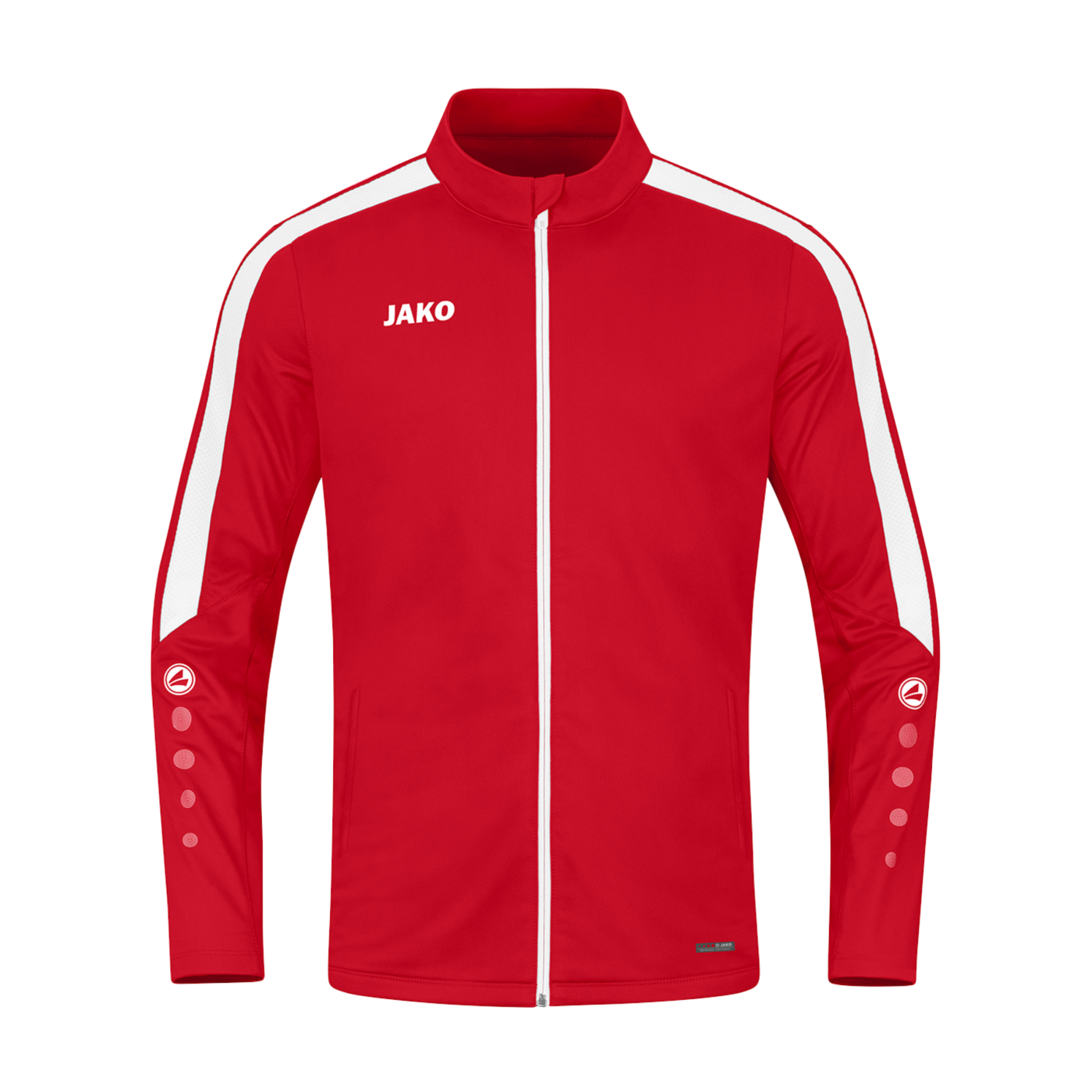 JAKO Power Polyesterjacke Rot Weiss F100