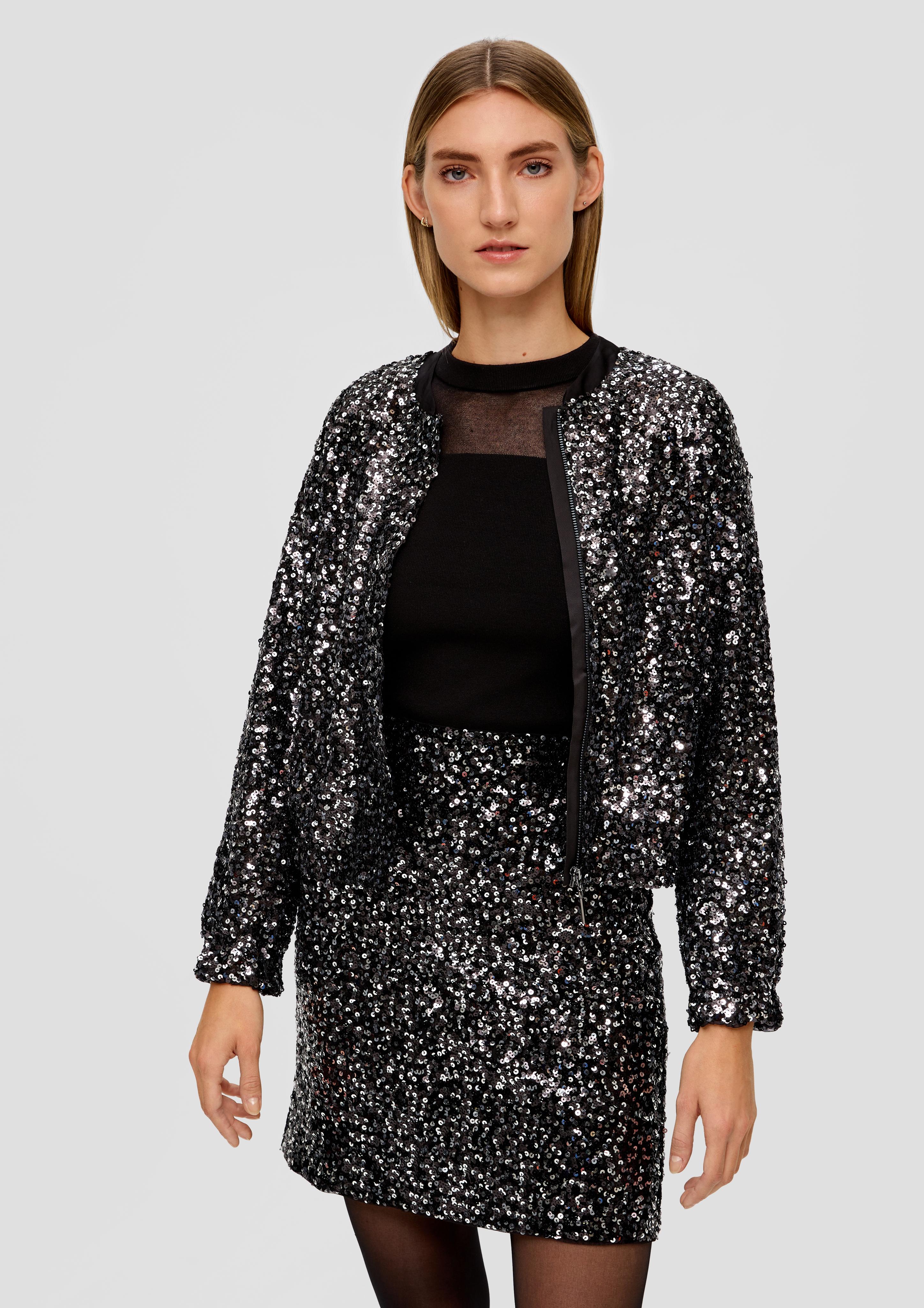 Blouson mit Pailletten  2138971-9999