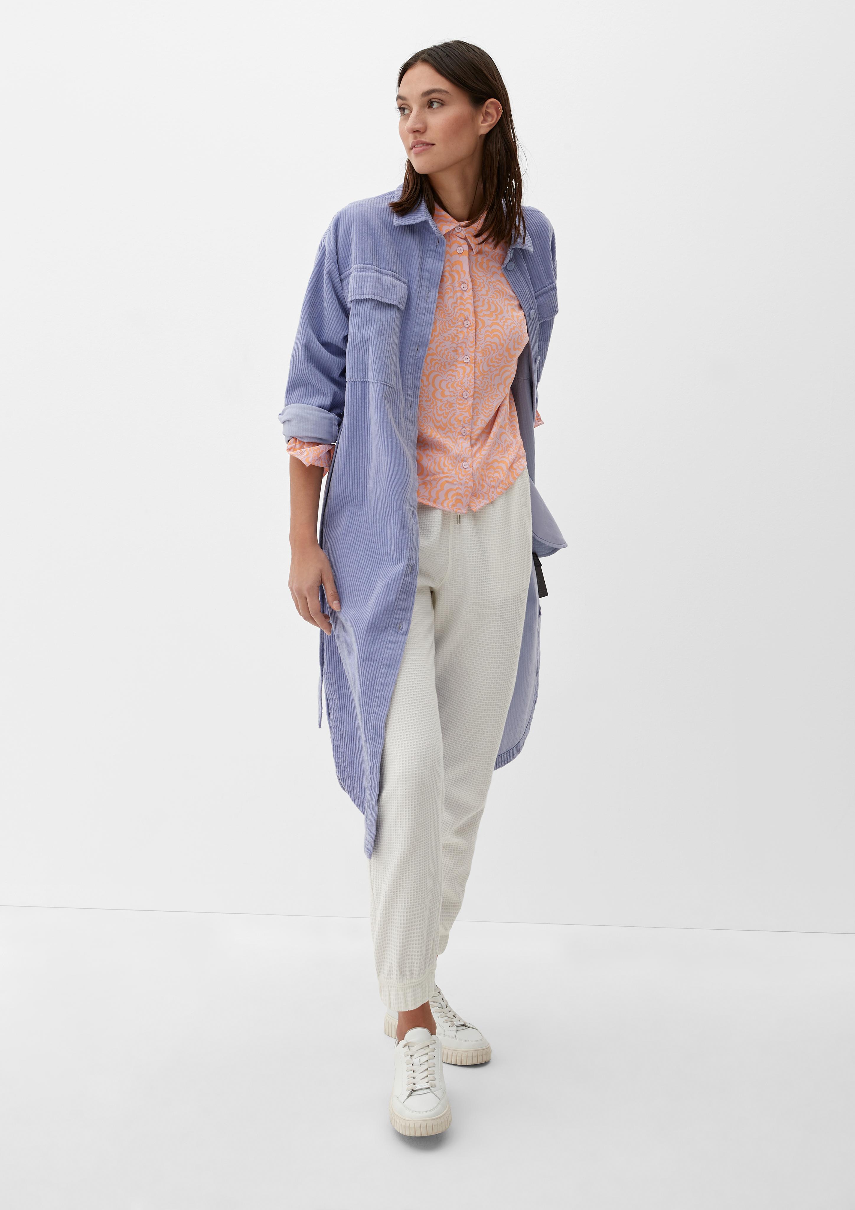 Viskosebluse mit Allovermuster  2126652-41A4