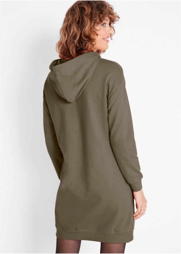Sweatkleid mit Kapuze