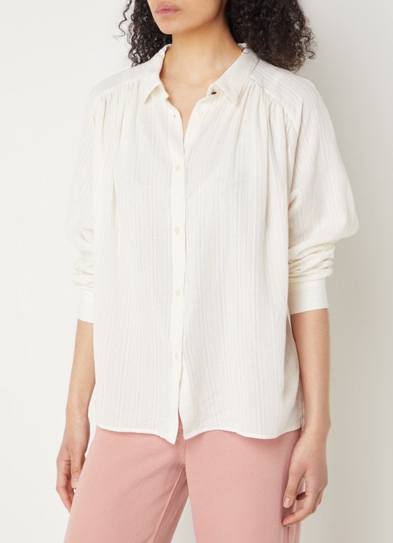 Sessùn Stael semi-transparent textured blouse