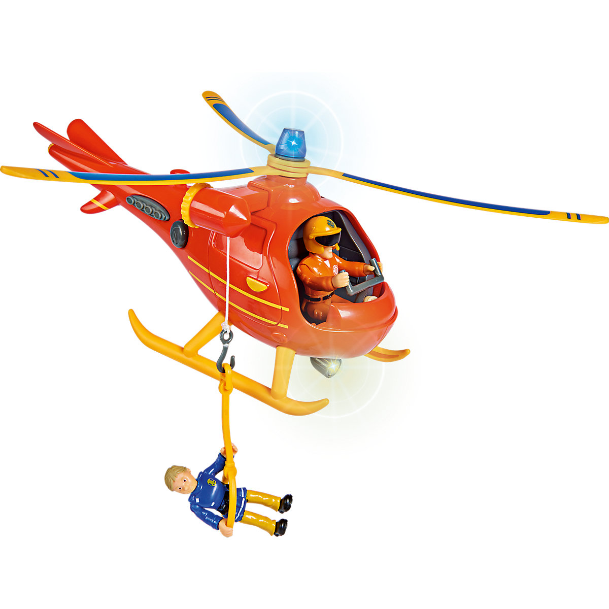 Feuerwehrmann Sam Hubschrauber Wallaby mit Figur
