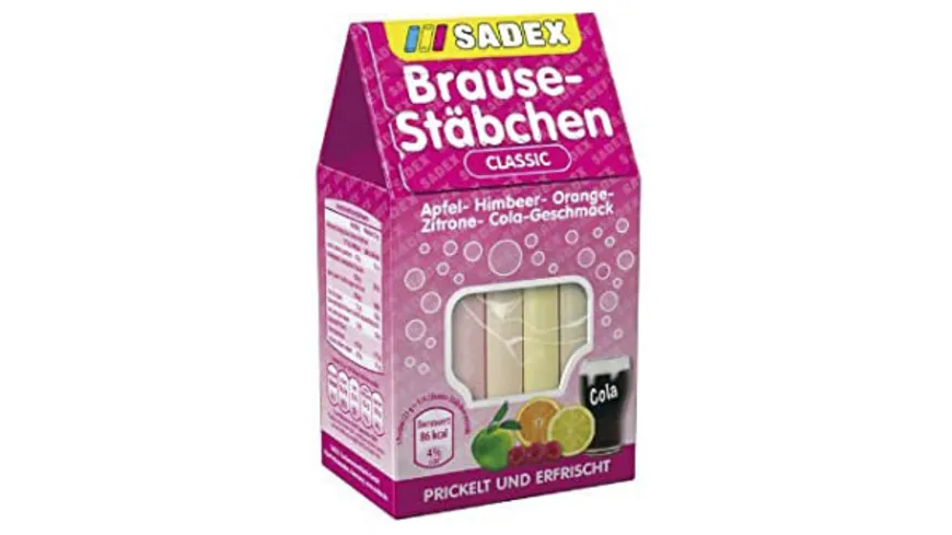 SADEX Brause Stäbchen Mix Classic Prickelt & Erfrischt 125 g