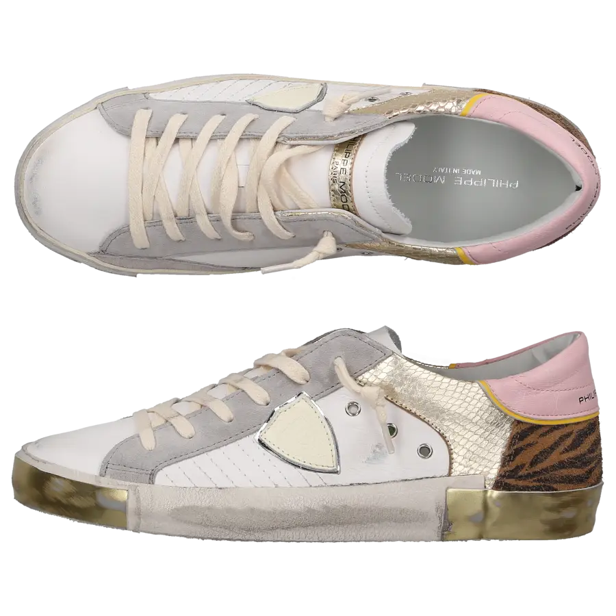 Philippe Model - Sneaker low PRSX Kalbsleder - weiß