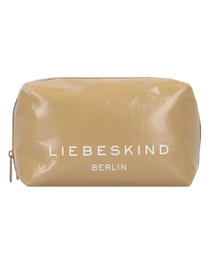 LIEBESKIND BERLIN Kulturbeutel S Leder 18 cm in beige günstig kaufen onesize