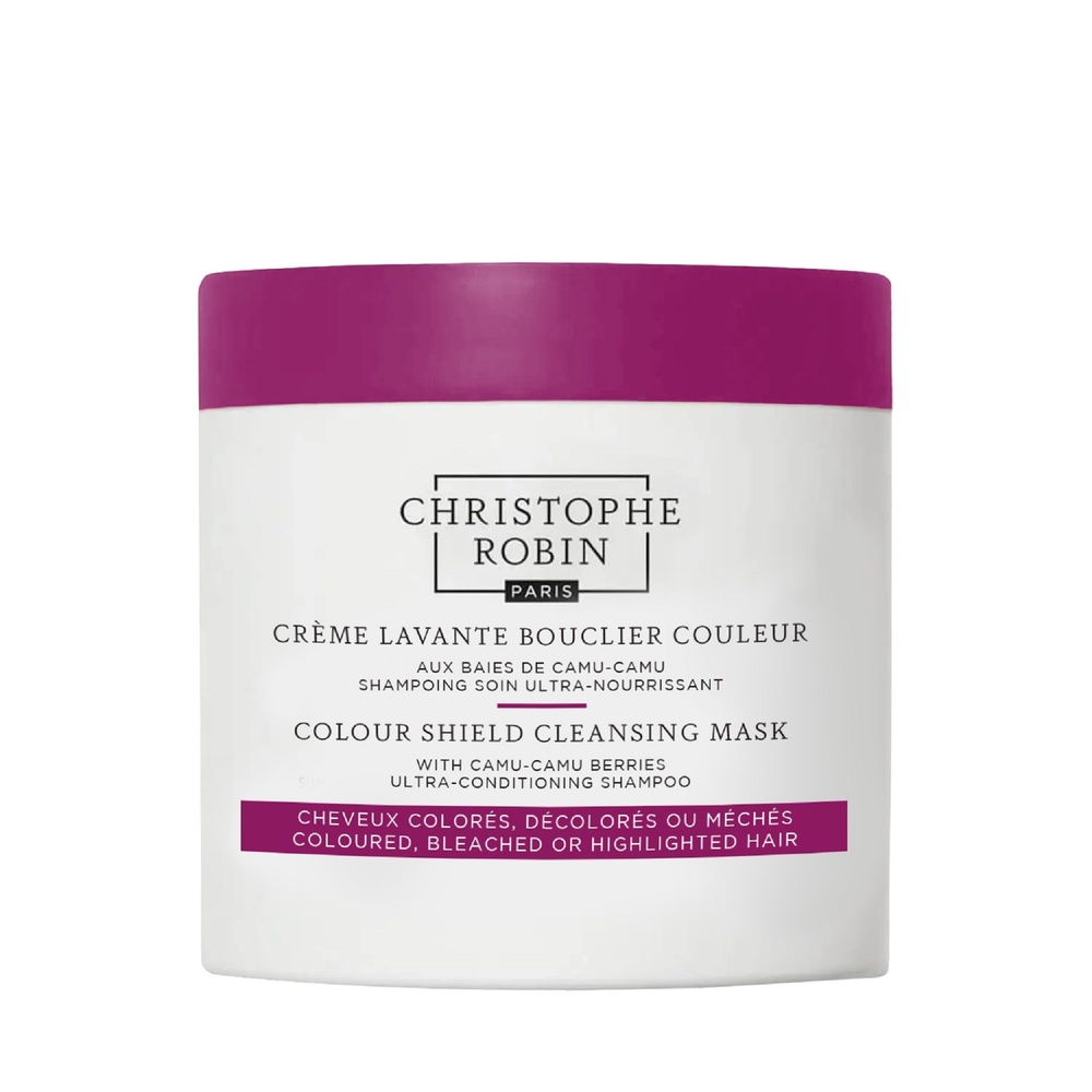 christophe robin Crème lavante bouclier couleur aux baies de camu-camu Shampoing