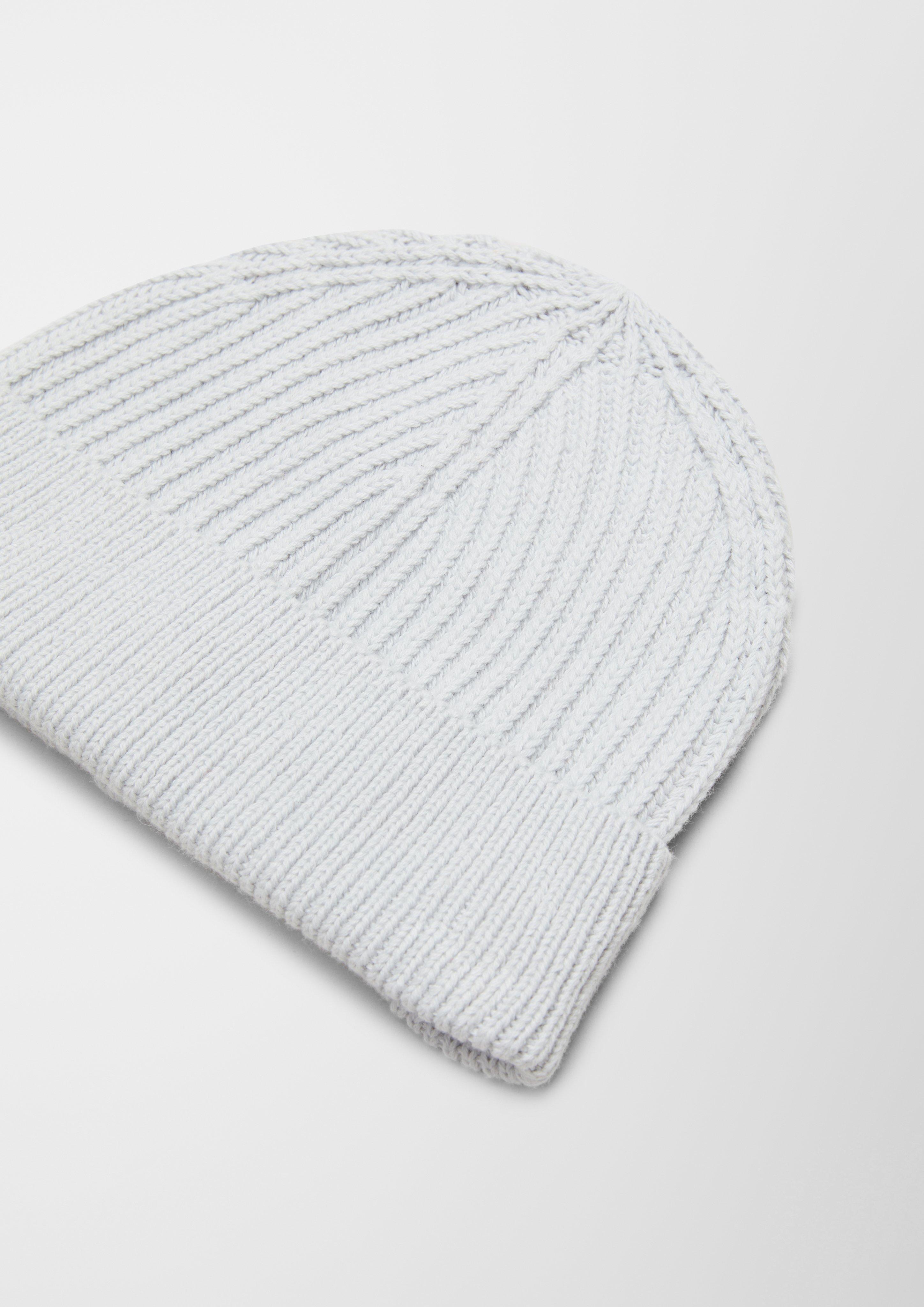 Strickmütze aus reiner Baumwolle  2125826-9005