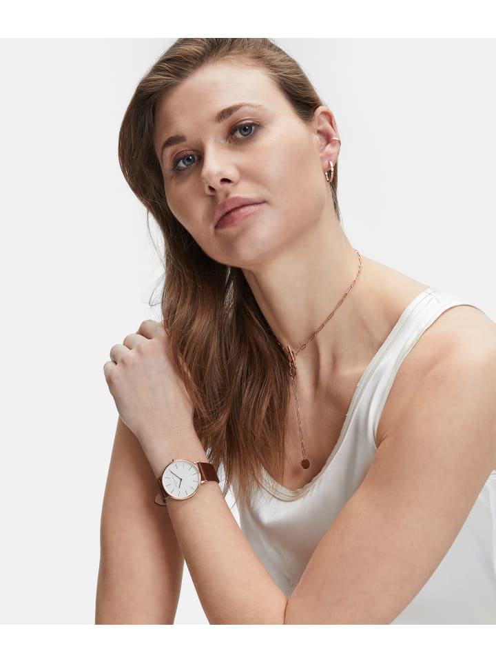 LIEBESKIND BERLIN Armbanduhr in dunkelbraun günstig kaufen onesize