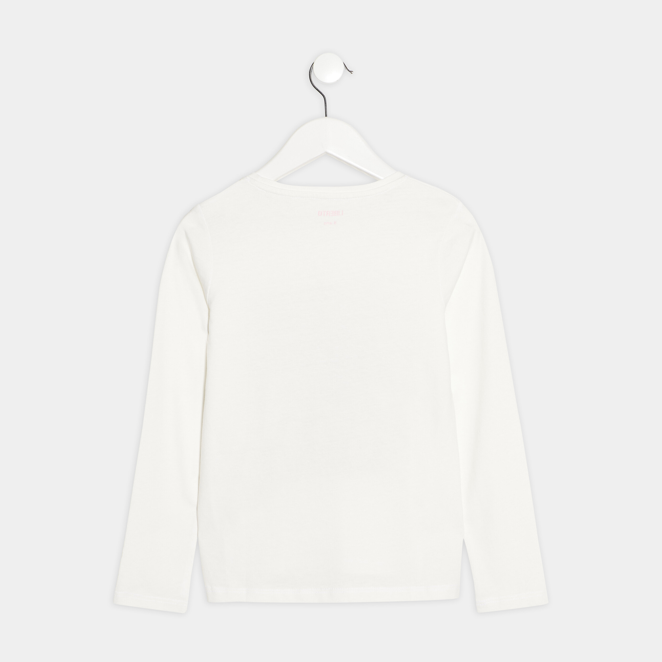 T-shirt manches longues blanc fille | La Halle