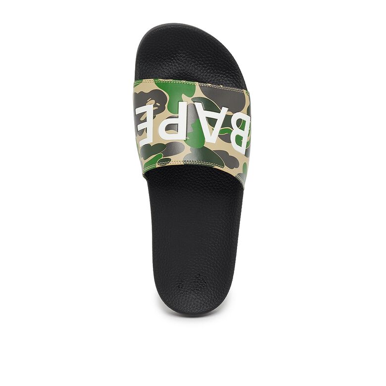 A Bathing Ape ABC Camo Slide Sandals M1 green