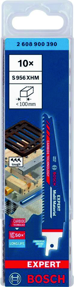 Bosch Blue Accessories 2608900390 Expert „Multi Material” 956 XHM szablyafűrészlap, 10 részes