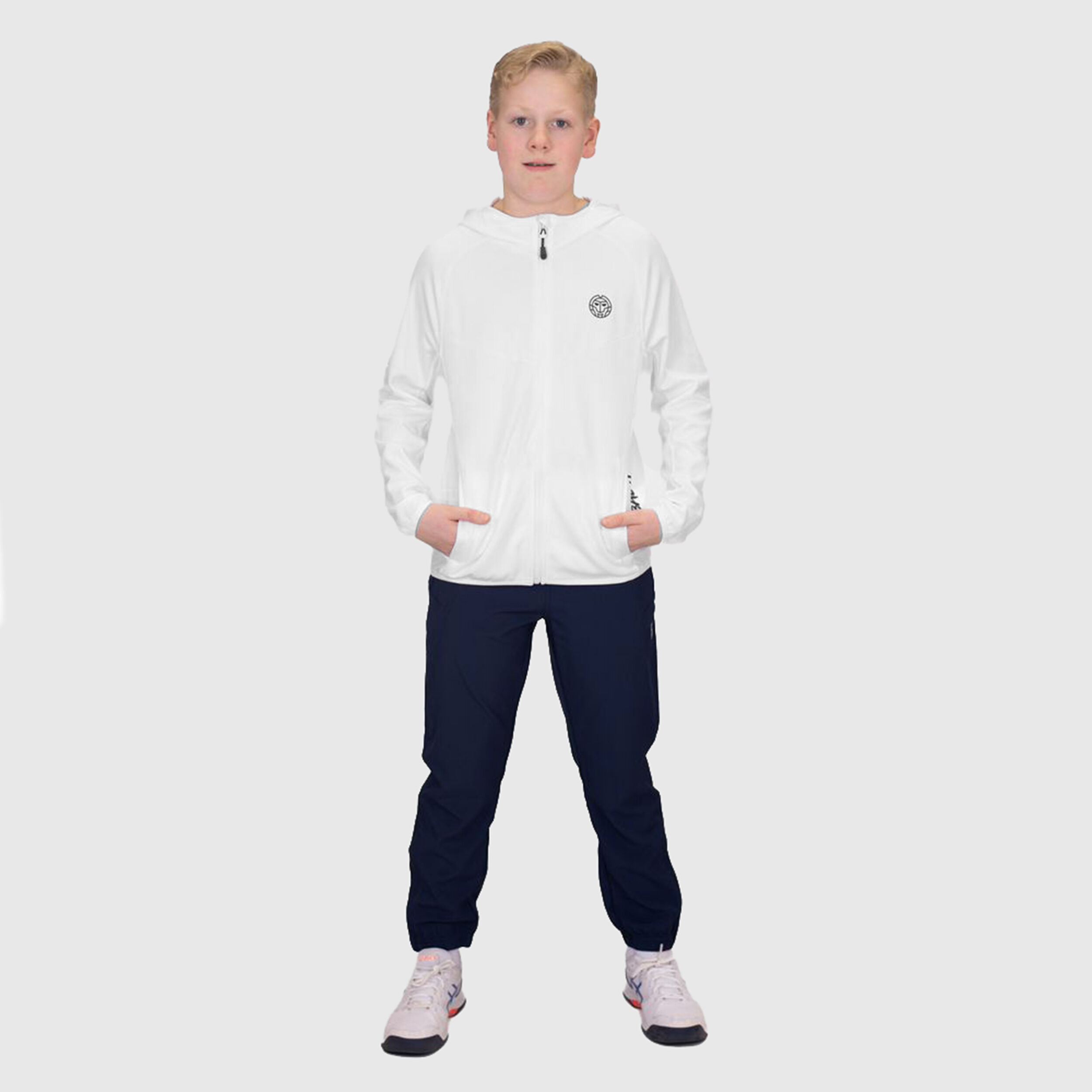 Crew Trainingsjacke Jungen - Weiß