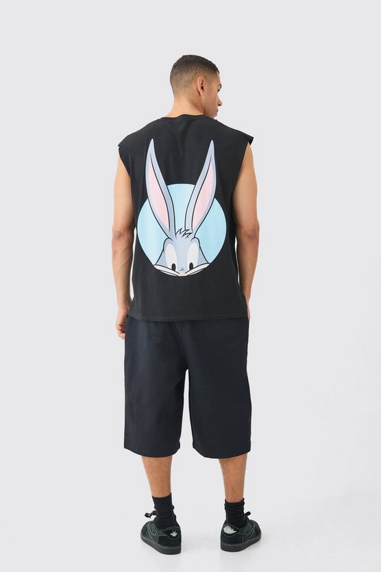 Oversize Tanktop mit lizenziertem Looney Tunes Print