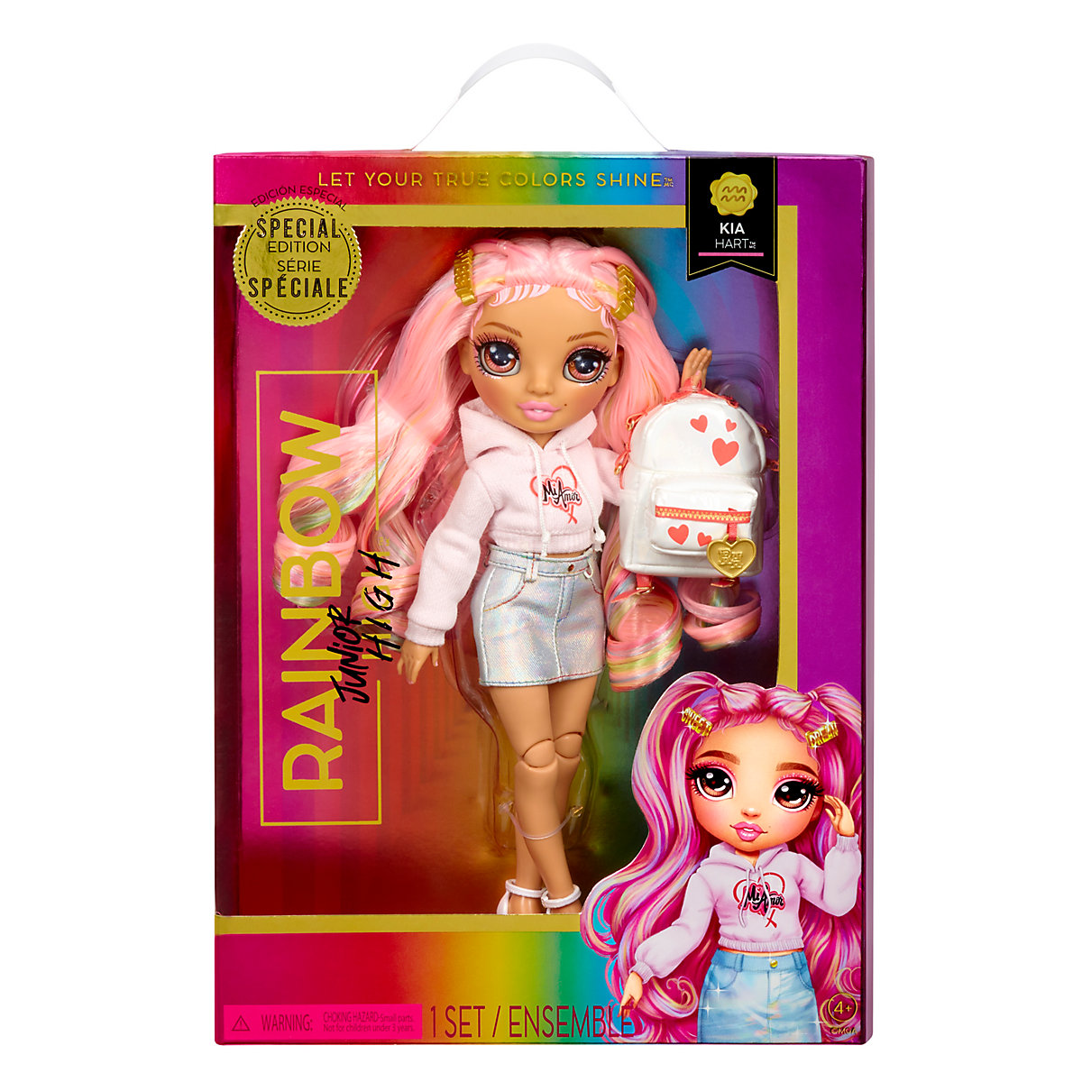 MGA 590781EUC Rainbow High Junior High Fashion Doll - Kia Hart