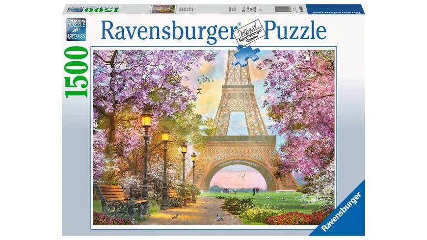 Ravensburger Puzzle - Verliebt in Paris - 1500 Teile