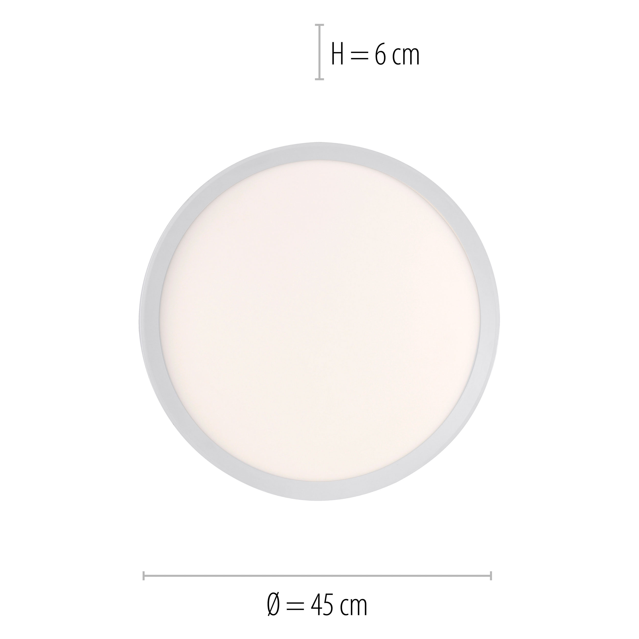 JUST LIGHT.LED-Deckenleuchte 2flg