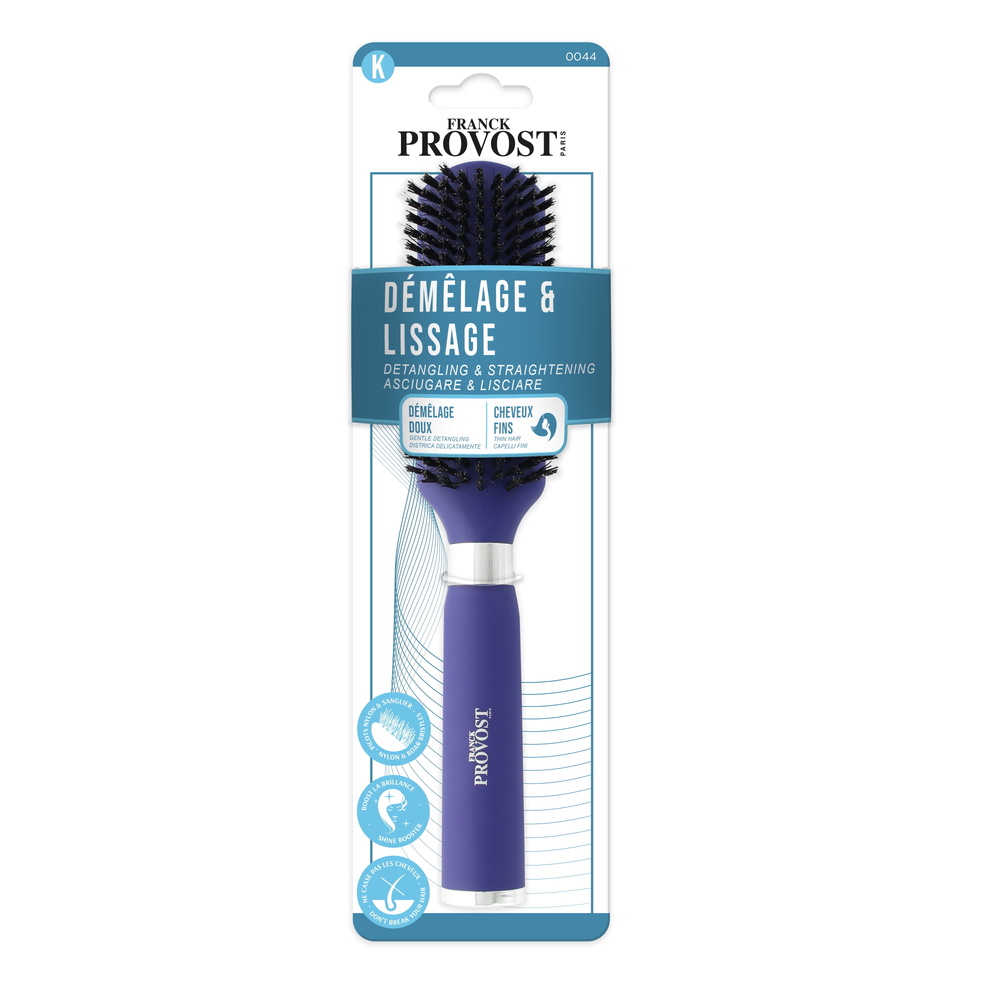 Franck Provost BROSSE FIGARO, PICOTS MIXTES NYLON SANGLIER BROSSE CHEVEUX
