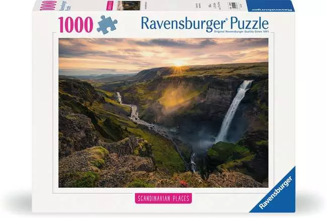 Puzzle 1000 Teile - Haifoss auf Island