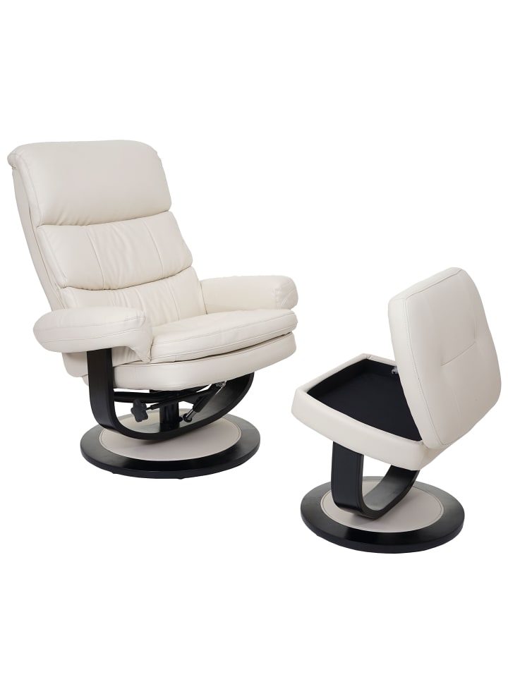 MCW Relaxsessel C16 mit Staufach, Kunstleder creme günstig kaufen onesize