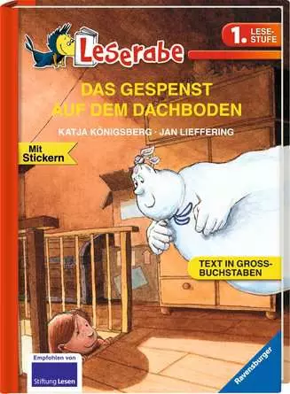 Leserabe - 1. Lesestufe: DAS GESPENST AUF DEM DACHBODEN