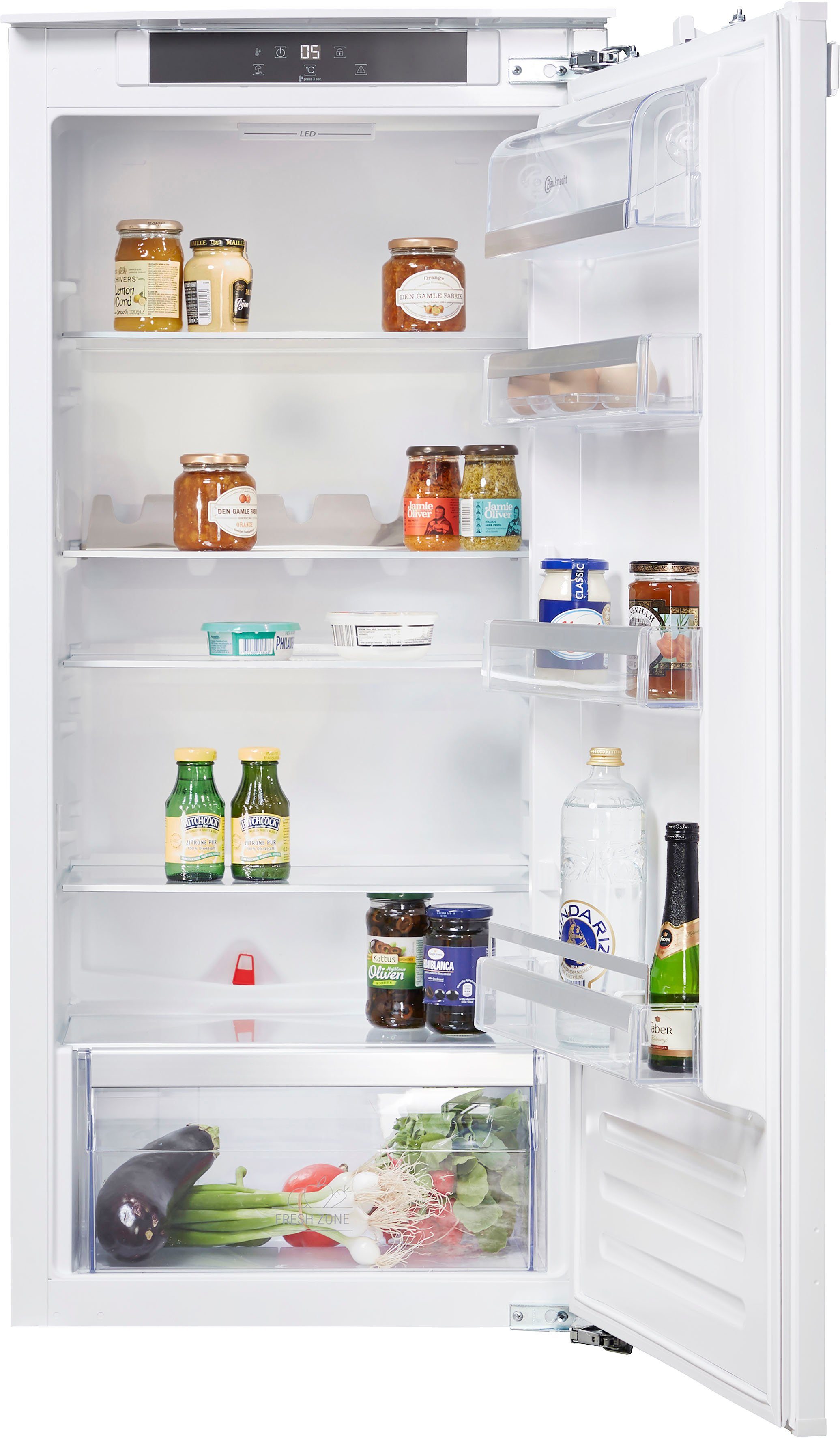 BAUKNECHT Einbaukühlschrank KSI 12VF3, 122 cm hoch, 55,7 cm breit