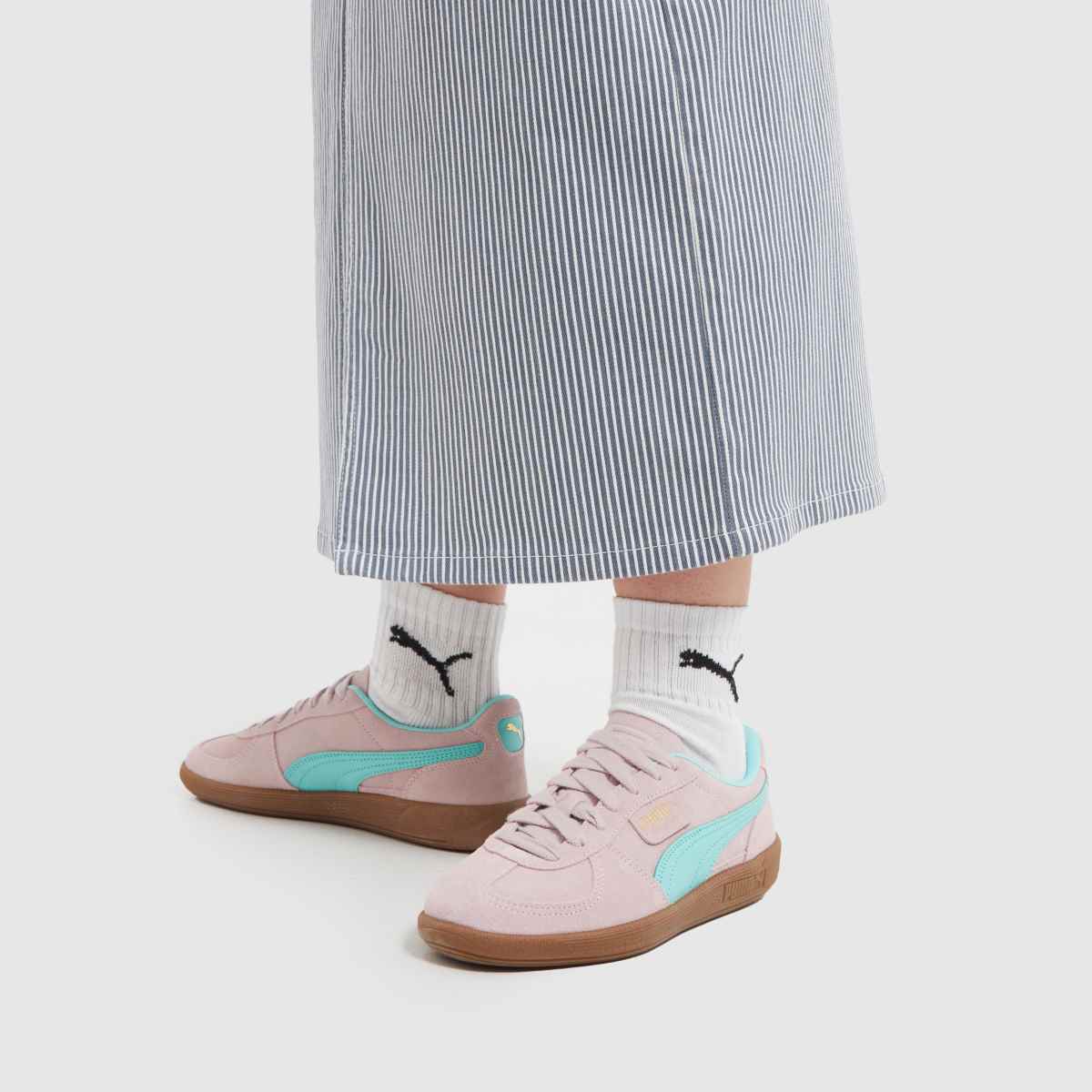 PUMA – Palermo – Rosa, flerfärgade träningsskor