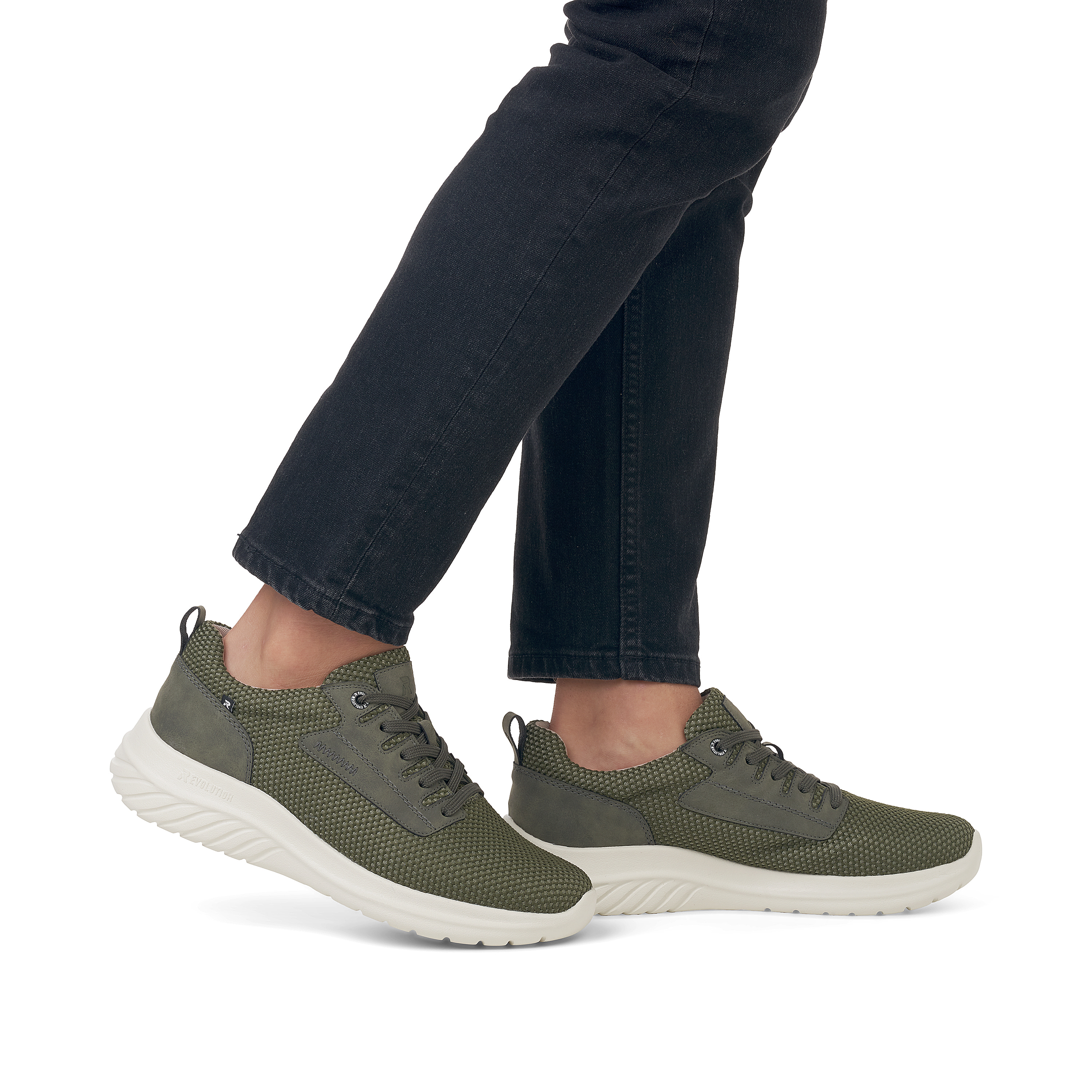 Rieker Herren Sneaker Low army green