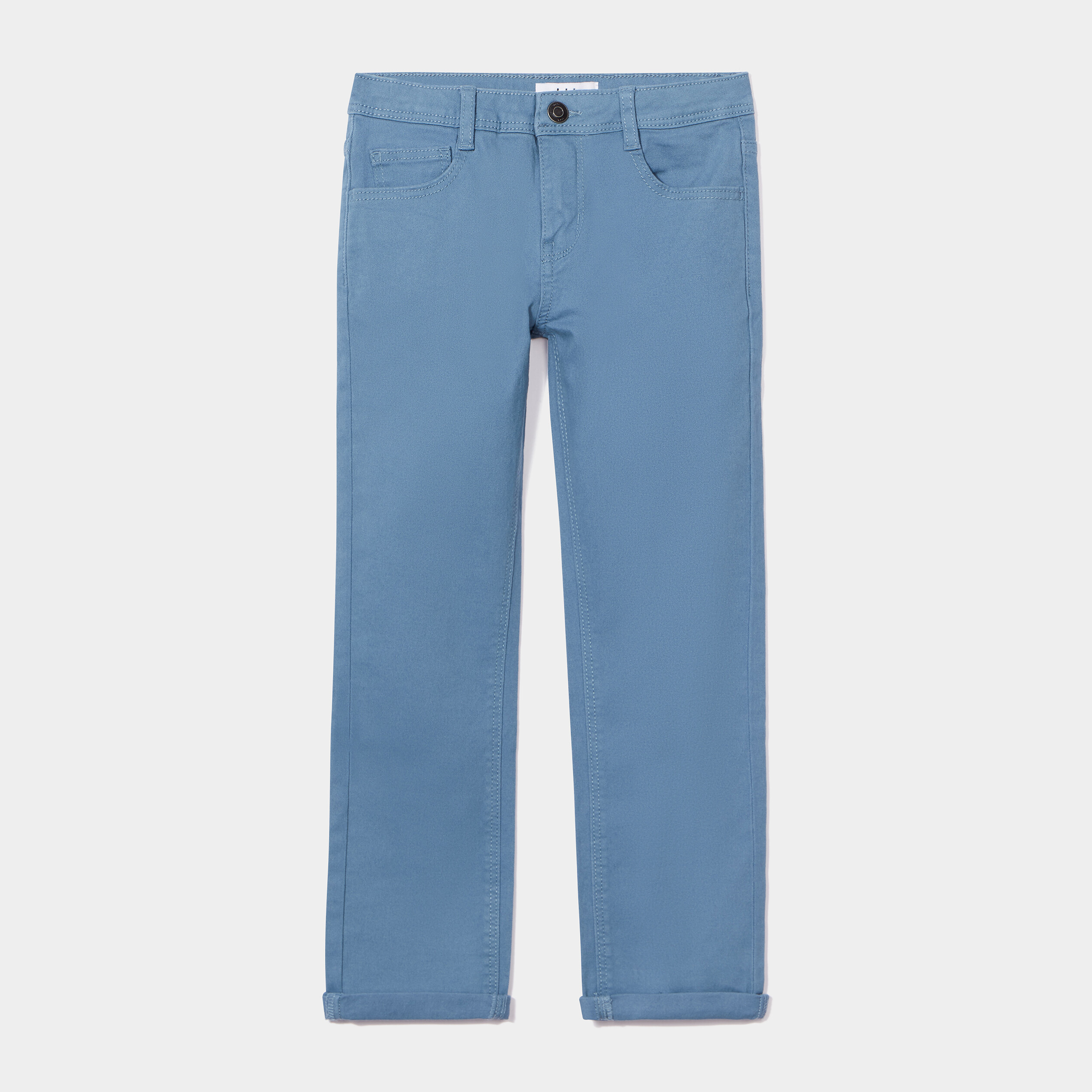 Pantalon regular bleu gris garçon | La Halle