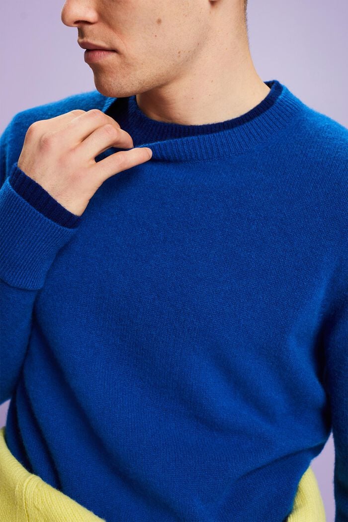 Kaschmirpullover mit Rundhalsausschnitt
