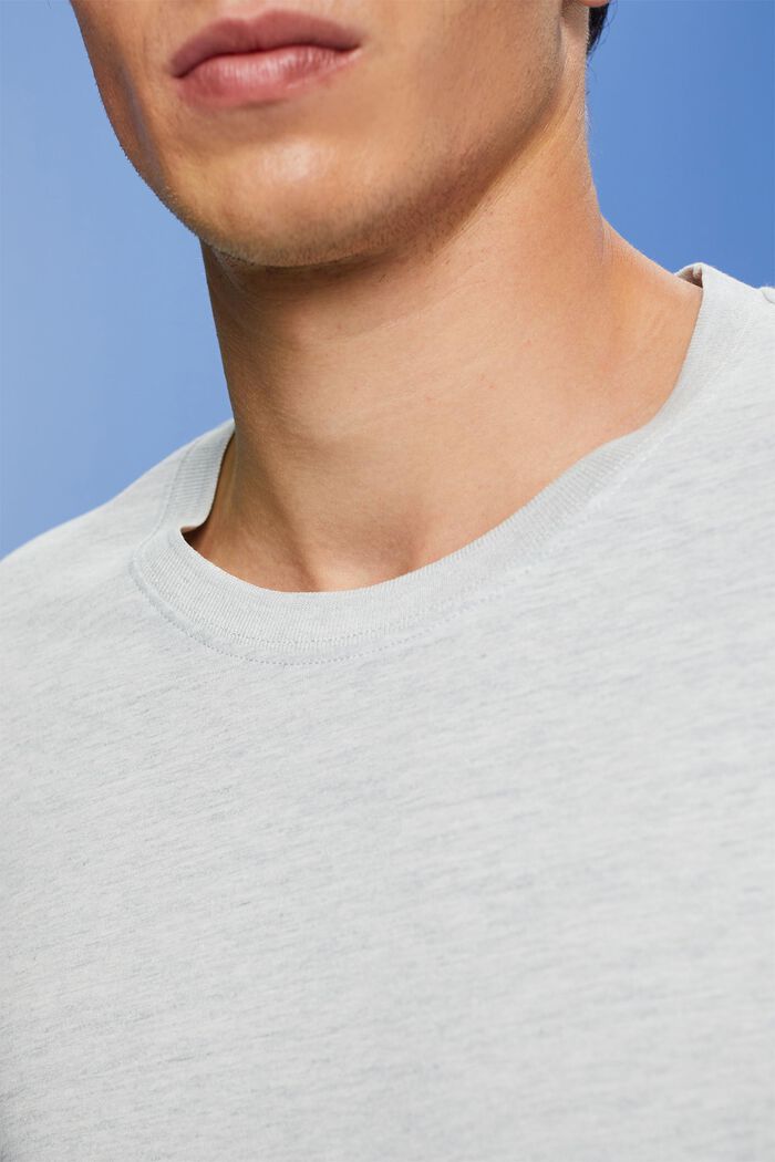 Jersey-T-Shirt mit Rundhalsausschnitt