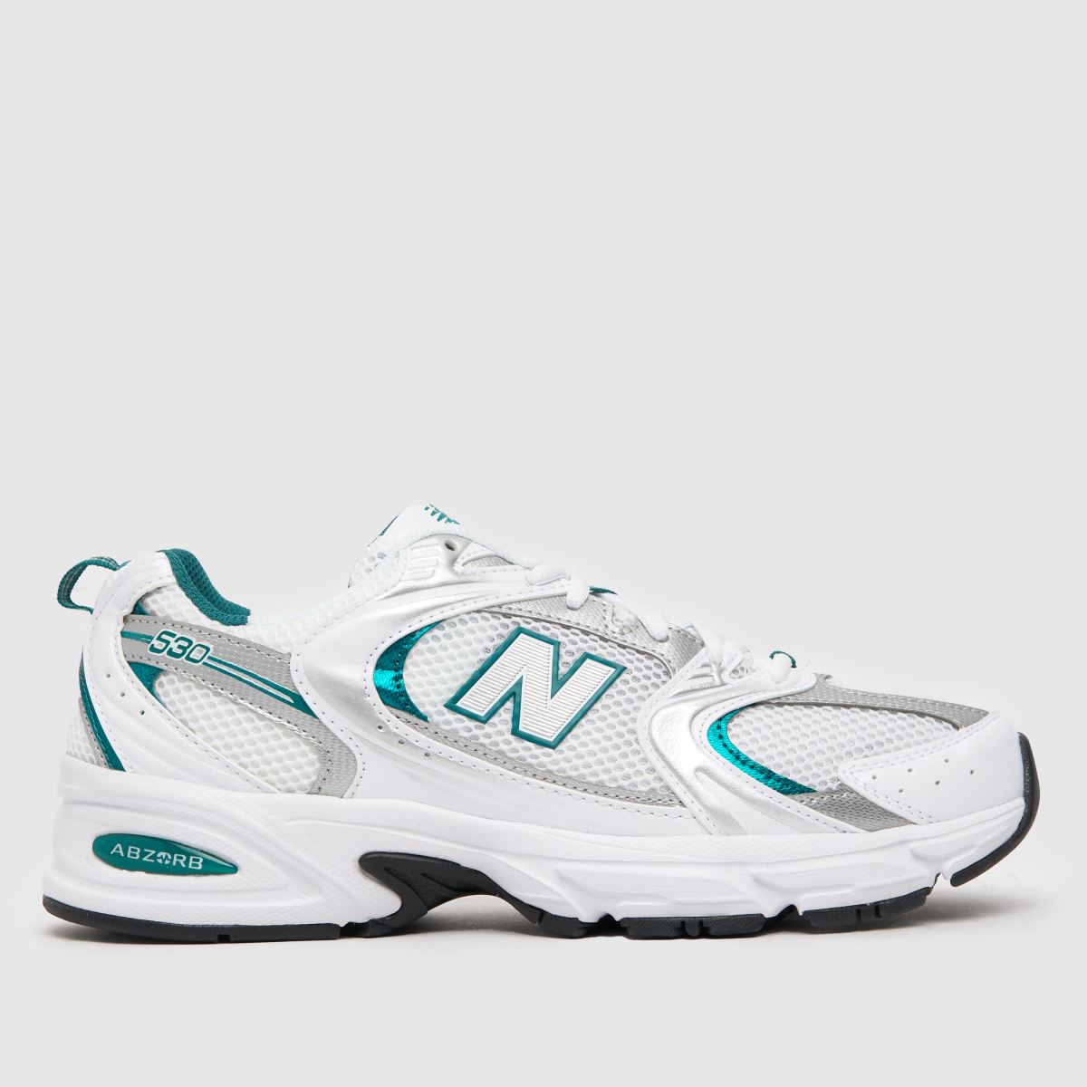 New Balance 530 sportcipő fehér és zöld színben