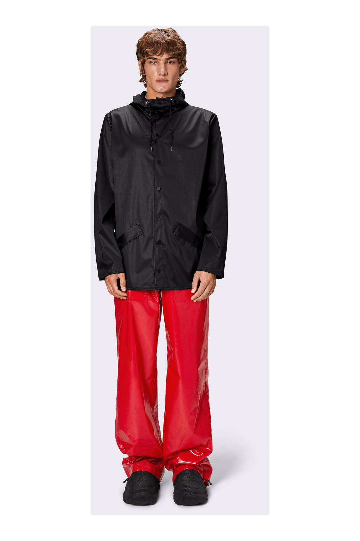 Rains Impermeables Trenchs Unisexe couleur noir