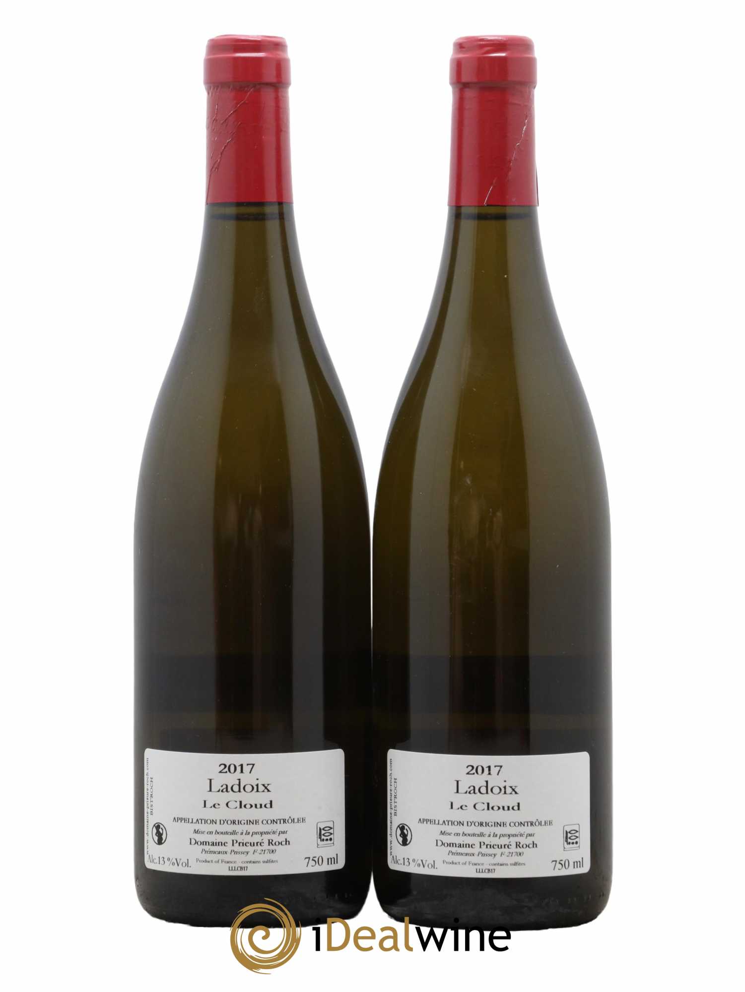Ladoix Le Cloud Prieuré Roch  2017 - Lot de 2 Bouteilles