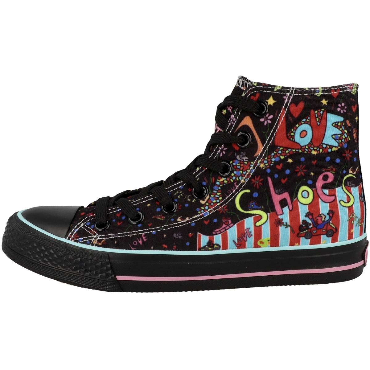 Dockers by Gerli 36UR211 X Art Limited Edition Sneaker mid schwarz