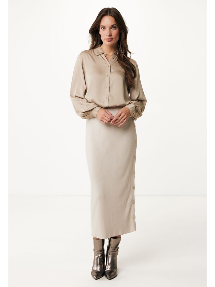 Mexx Strickrock in Beige günstig kaufen