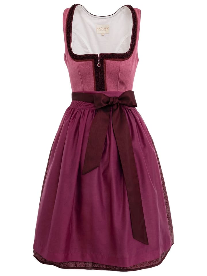 KRÜGER Midi Dirndl 114166 in schwarz günstig kaufen