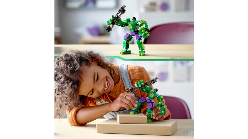LEGO Marvel 76241 Hulk Mech Set, Avengers-Spielzeug Action-Figur