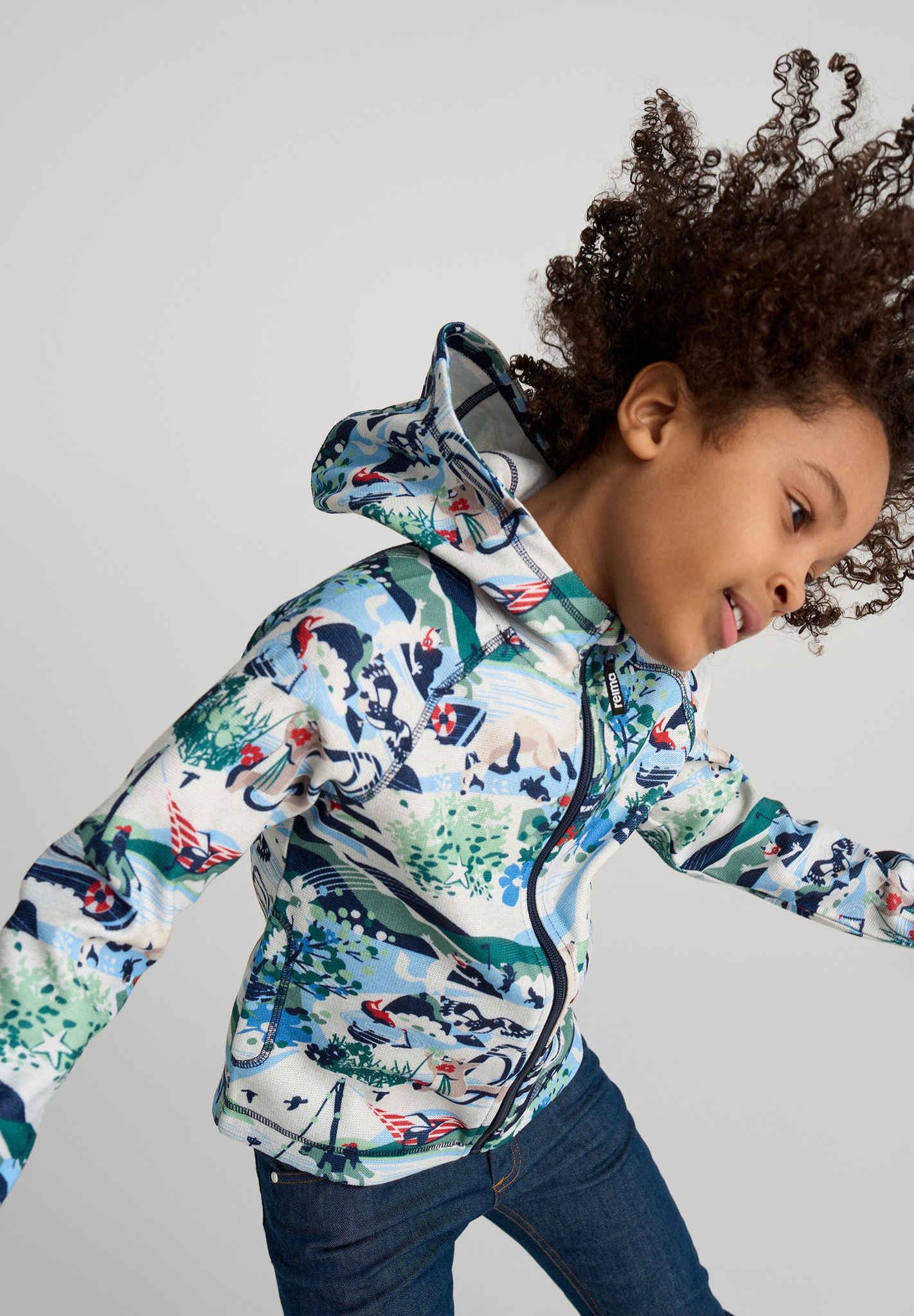 Kinder Strickfleecejacke Haave